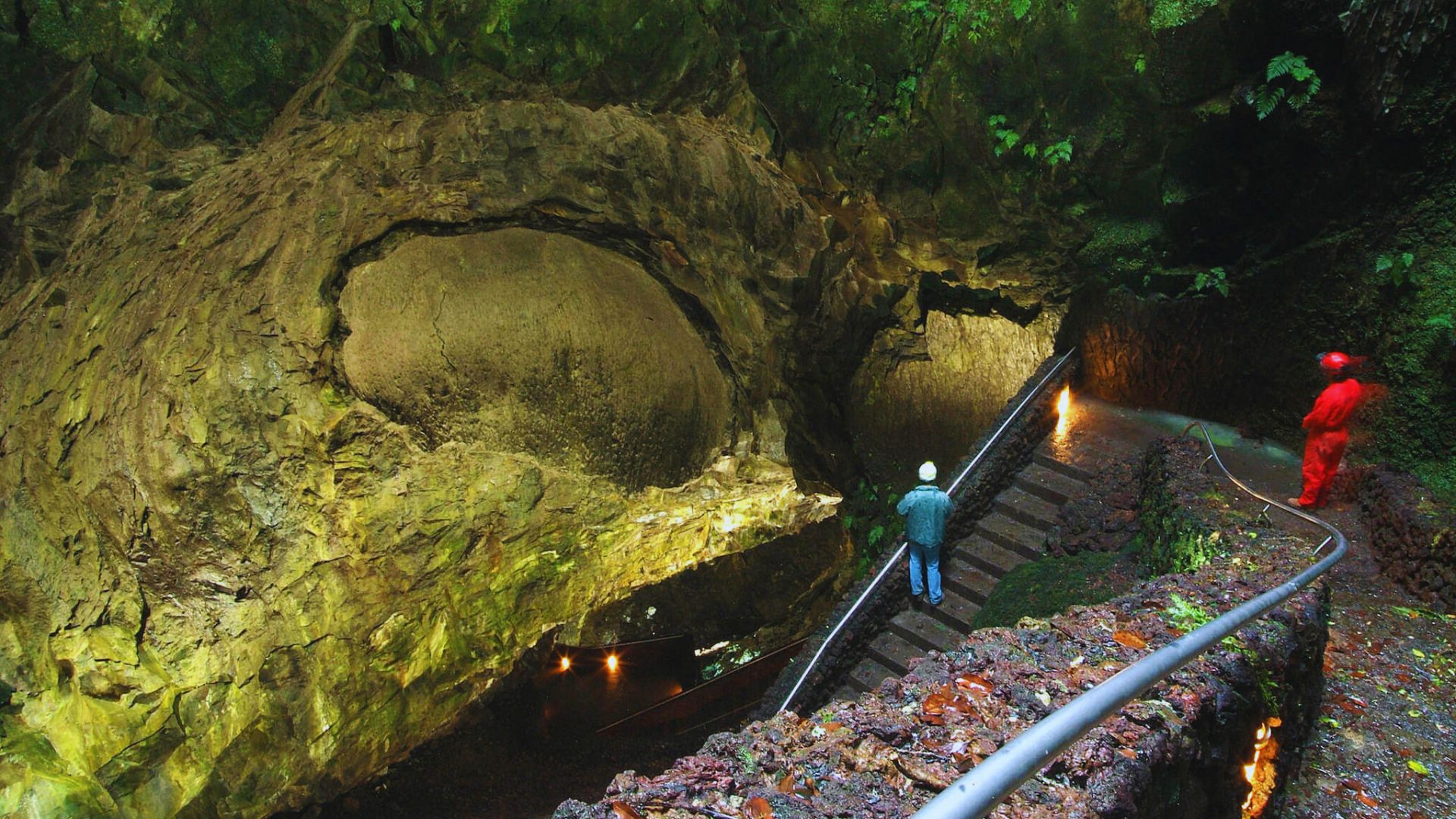 Visit Algar do Carvão Lava Tube