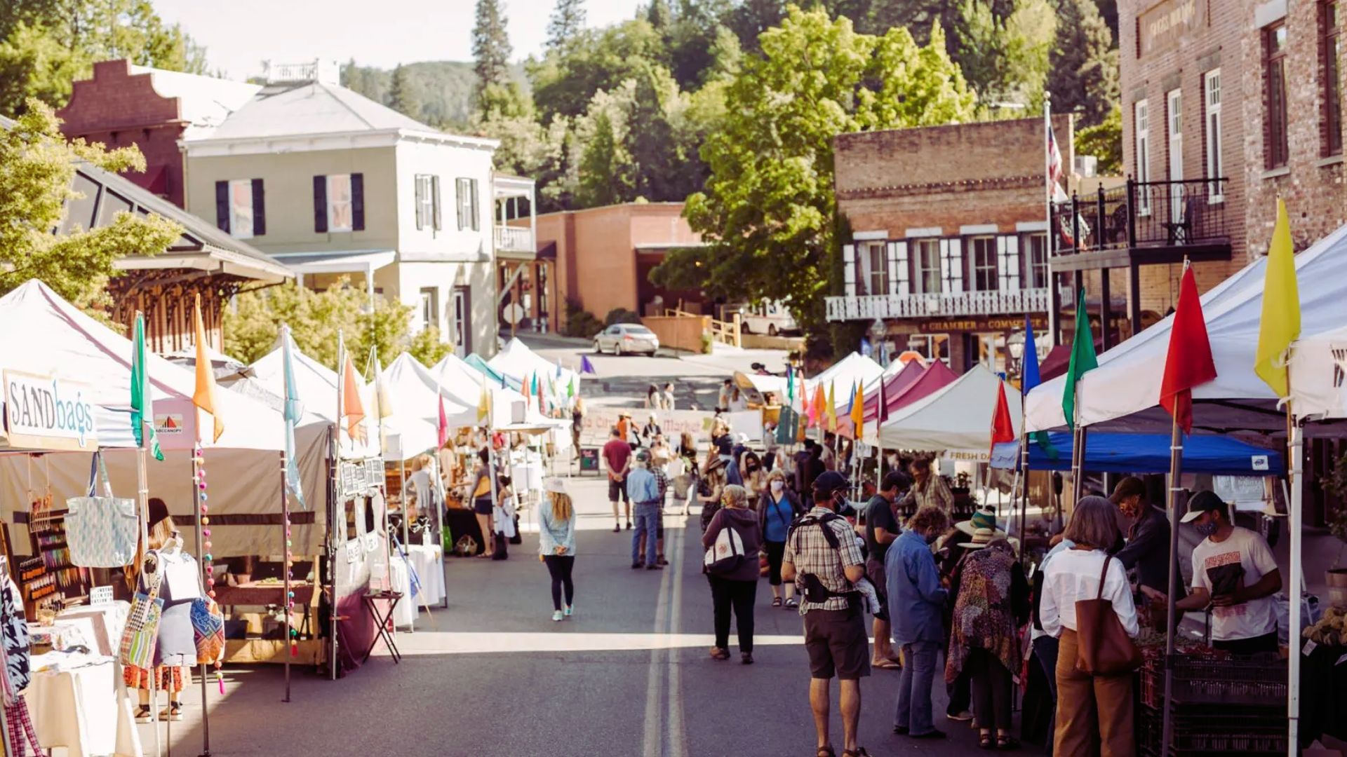 7. Shop & Snack at the Nevada City Farmers Market (Weekend Favorite!)