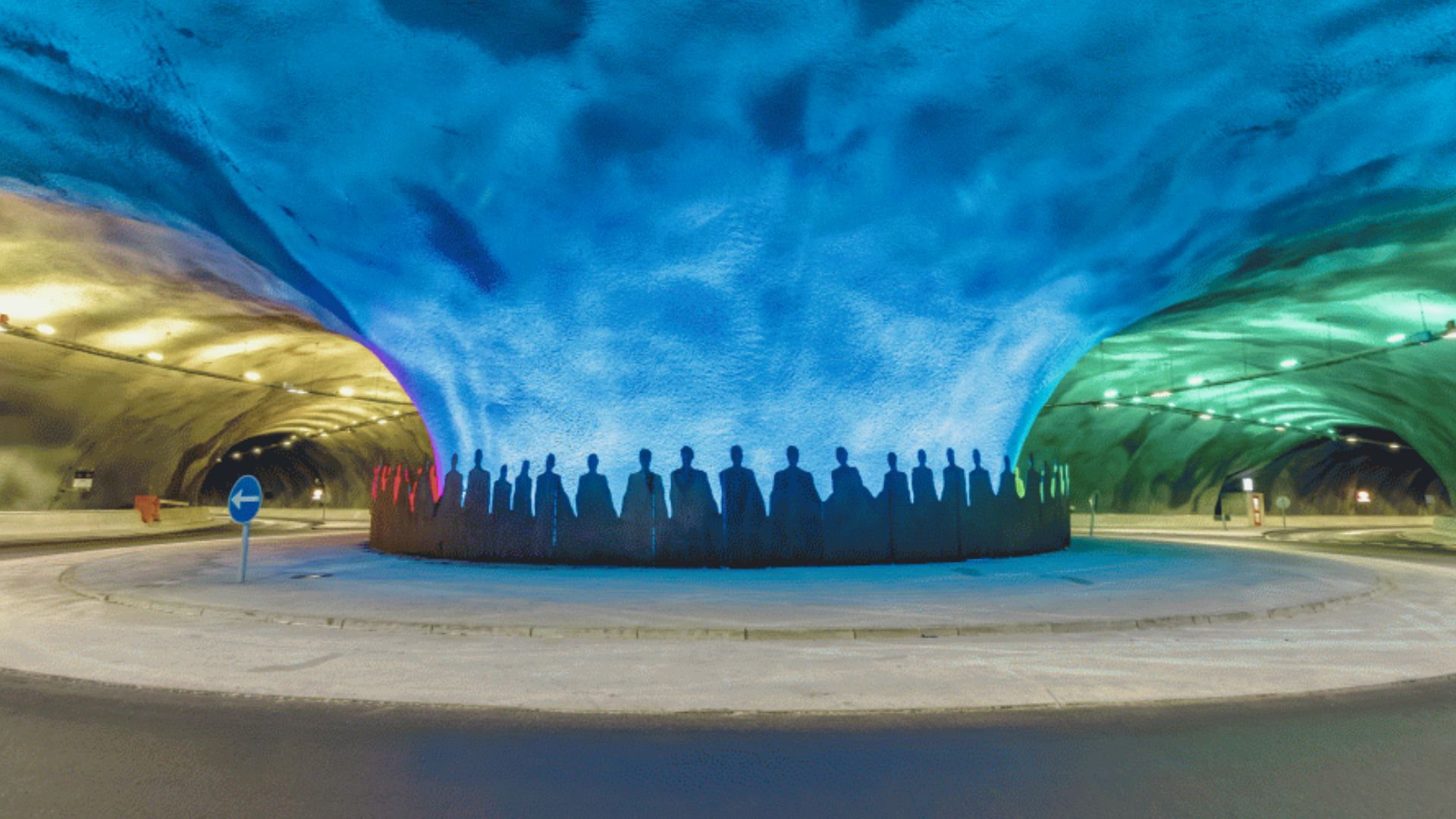 Drive Through the Eysturoy Subsea Tunnel