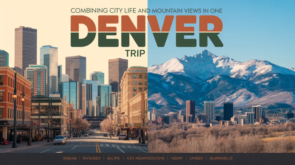 Combining City Life and Mountain Views in One Denver Trip trip