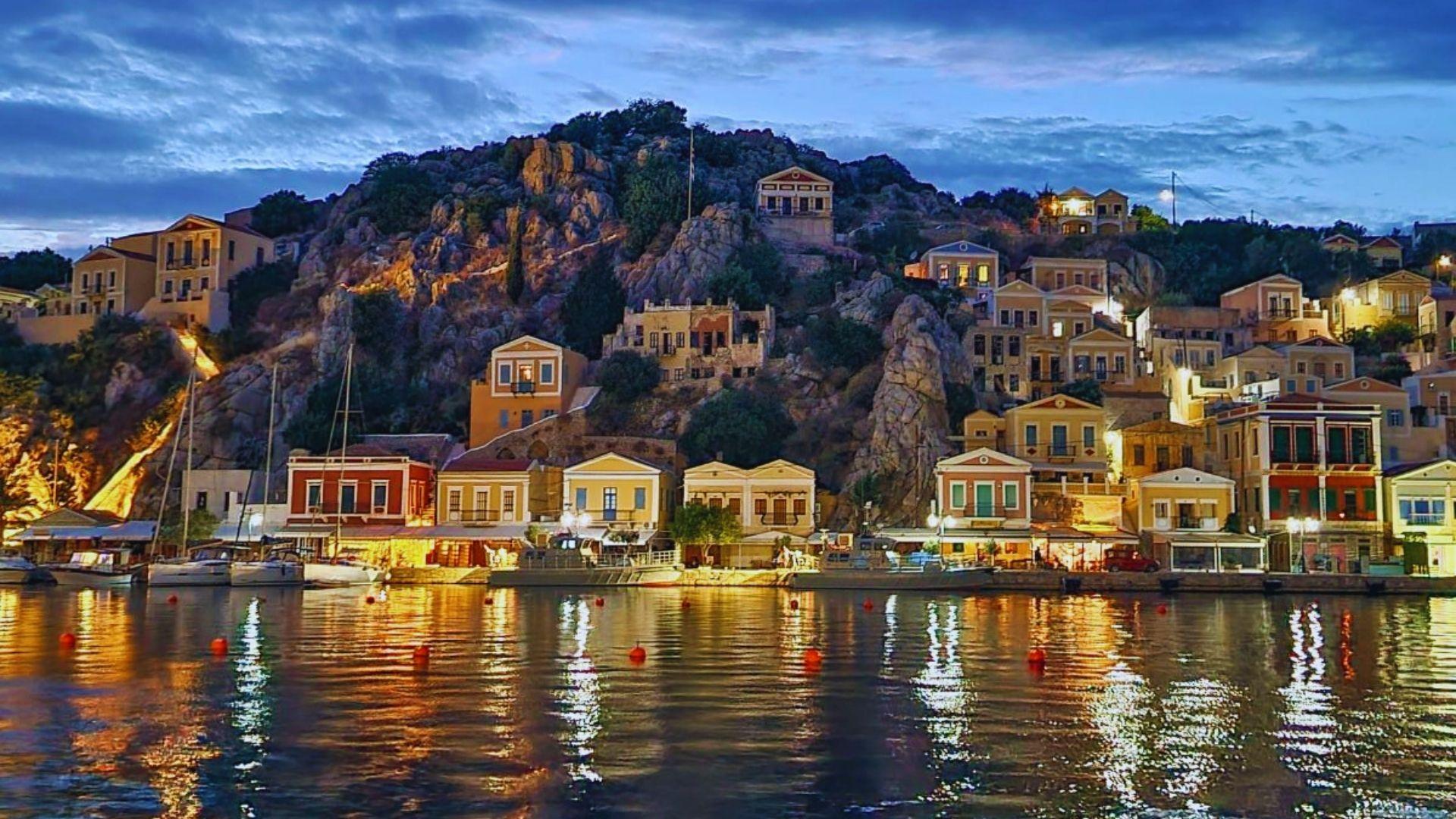 Photograph of Kalymnos by James Kennedy, showcasing the island's stunning landscape and vibrant coastal scenery.