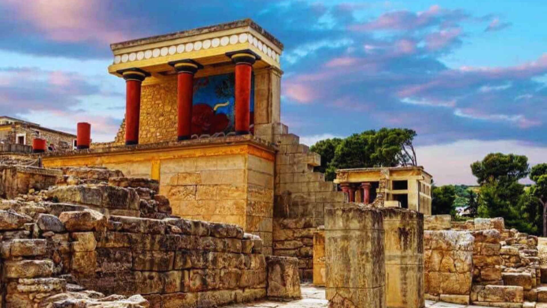 A panoramic view of the ancient city of Athens, Greece, showcasing historic architecture and the Acropolis in the background.