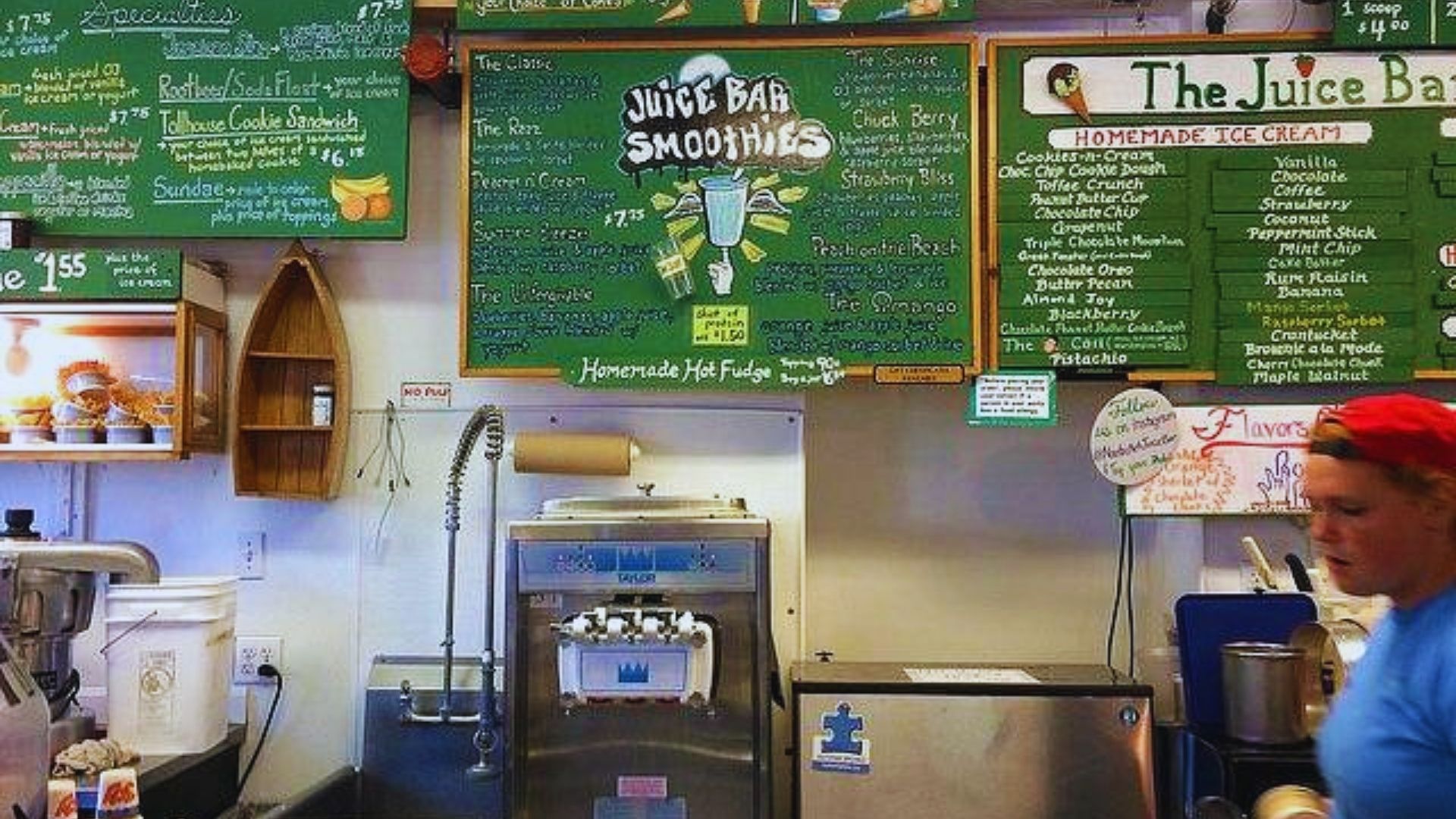 Grab Ice Cream at The Juice Bar