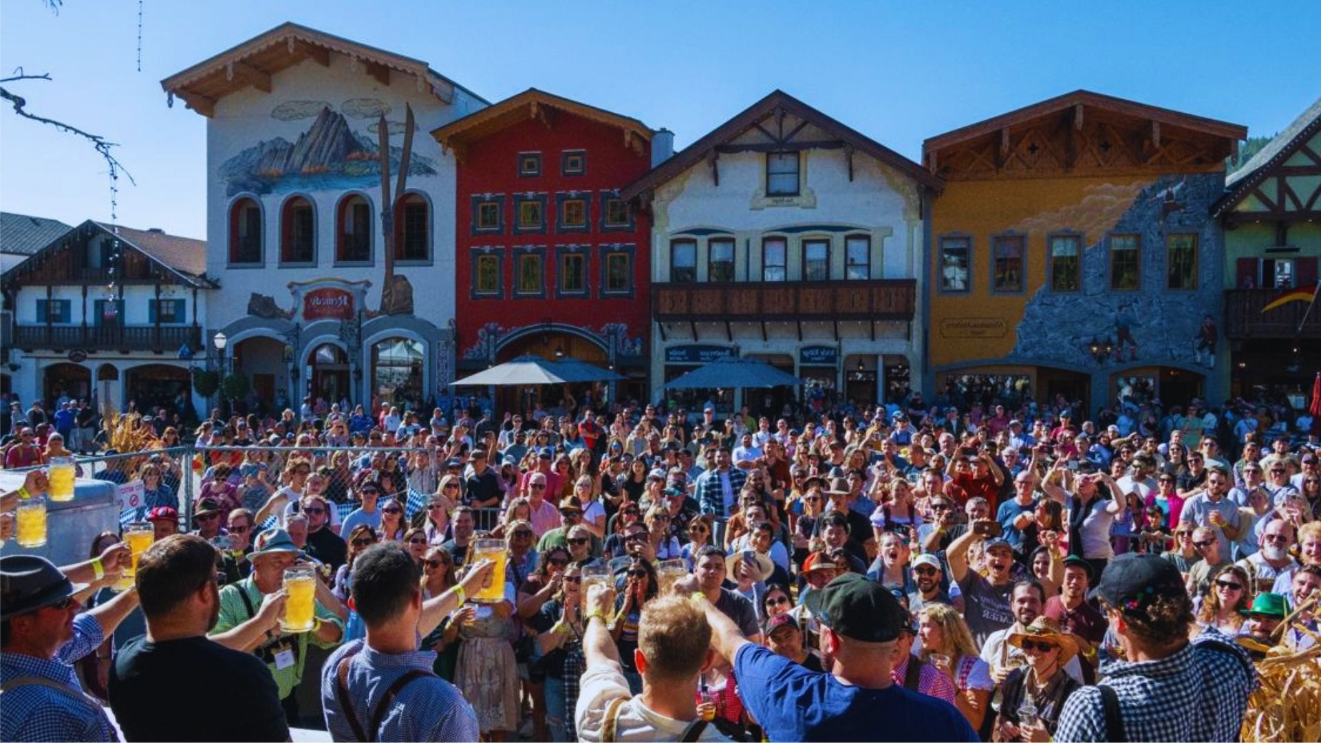 Attend Oktoberfest or the Christmas Lighting Festival