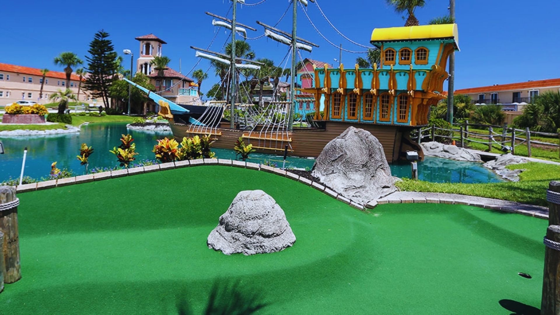 Play Mini Golf at Fiesta Falls Miniature Golf
