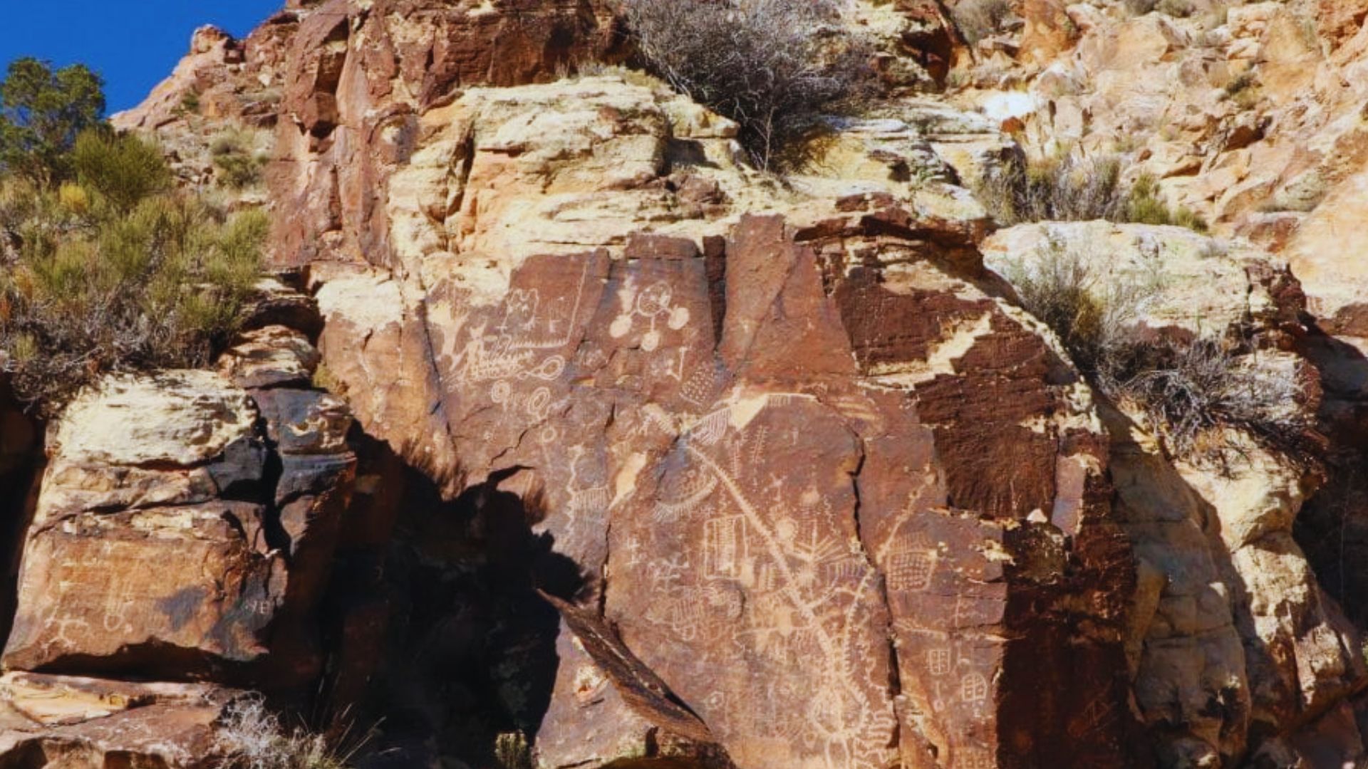 See Ancient Petroglyphs at Parowan Gap