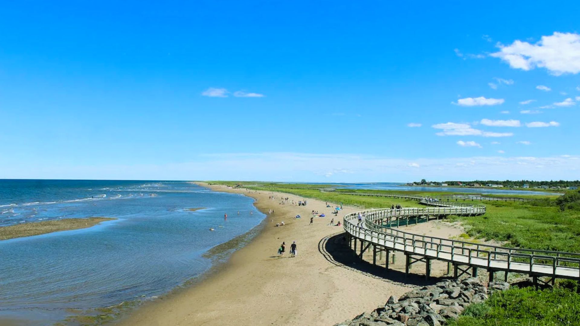Walk the Boardwalk at La Dune de Bouctouche