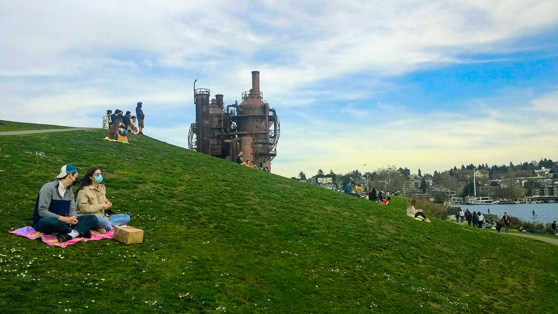 Relax at Gas Works Park