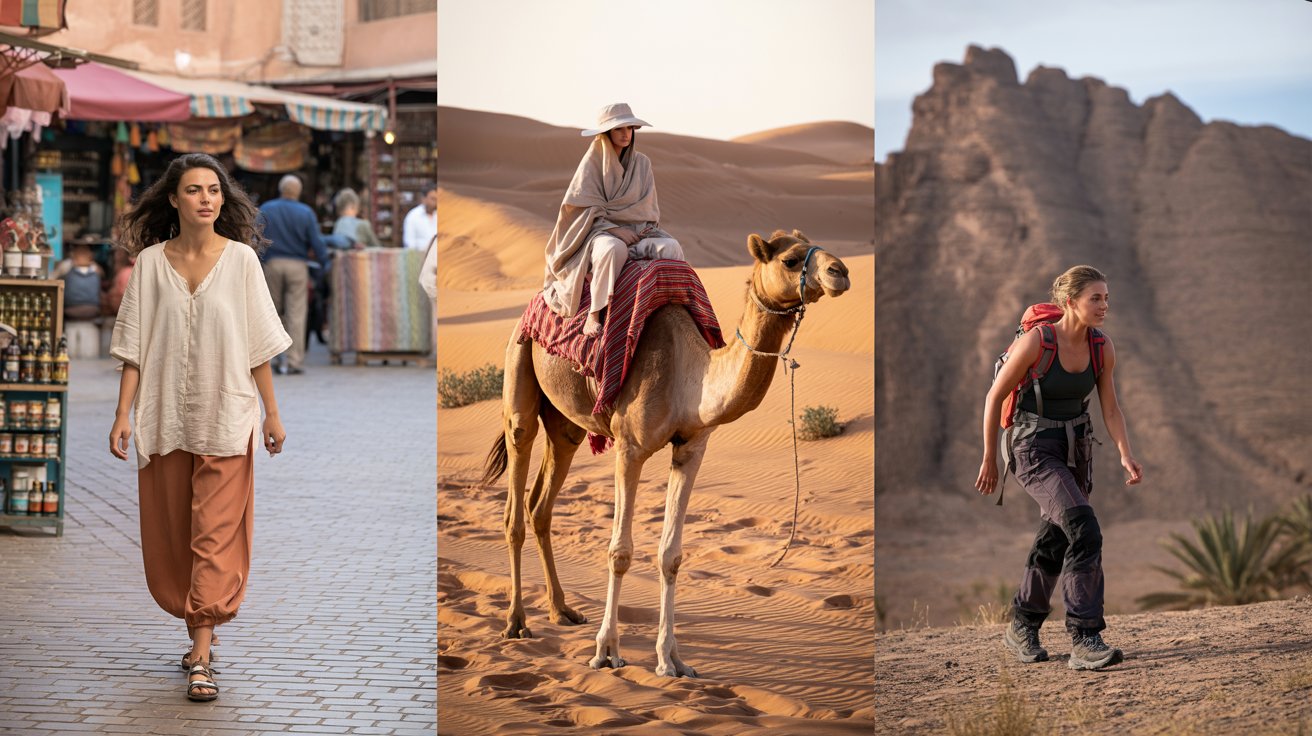 What to Wear for Different Activities in Morocco