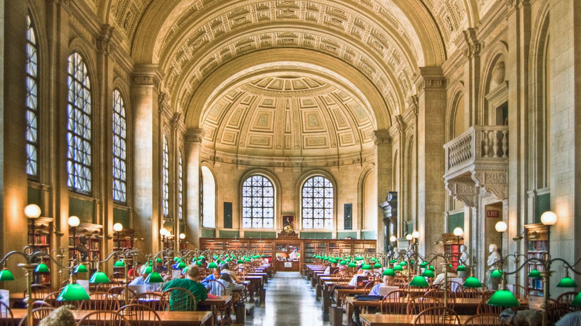 Visit the Boston Public Library
