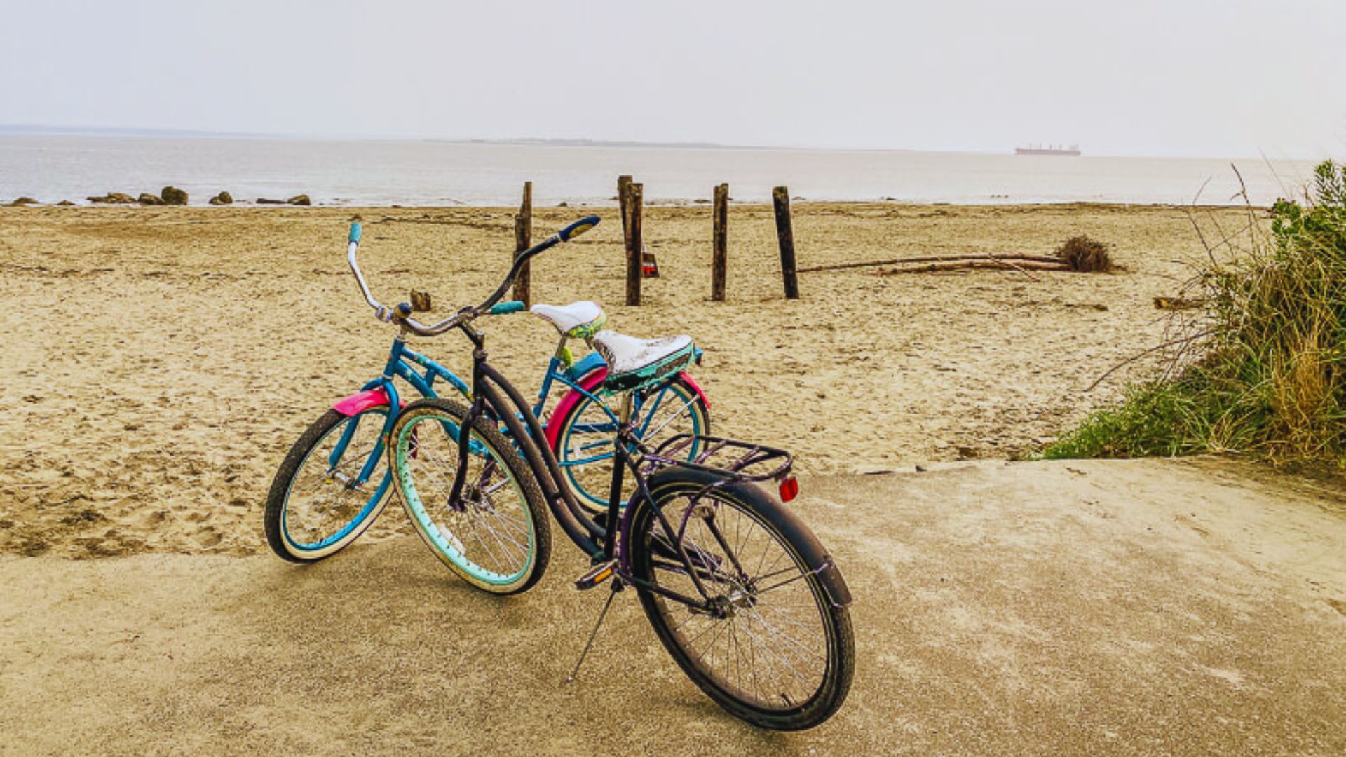 Bike Along the Beach in Ocean Shores, Washington