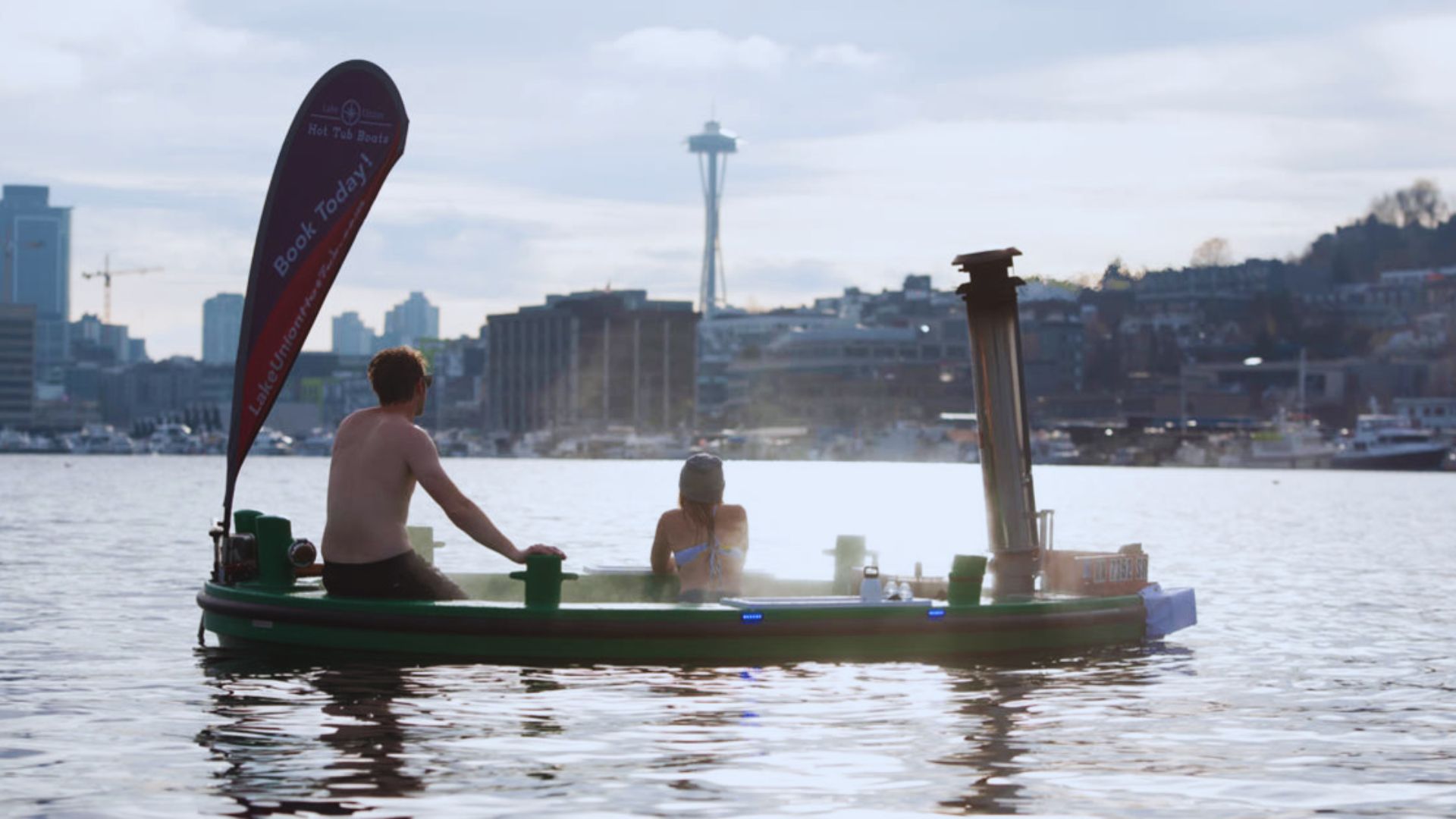 Take a Hot Tub Boat Ride on Lake Union